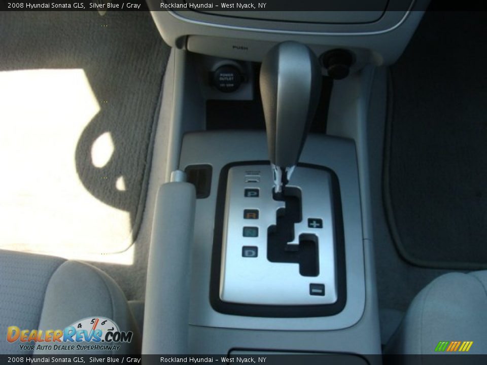 2008 Hyundai Sonata GLS Silver Blue / Gray Photo #17