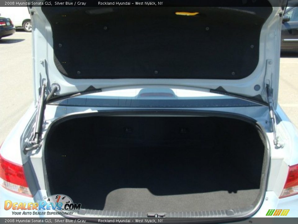 2008 Hyundai Sonata GLS Silver Blue / Gray Photo #19