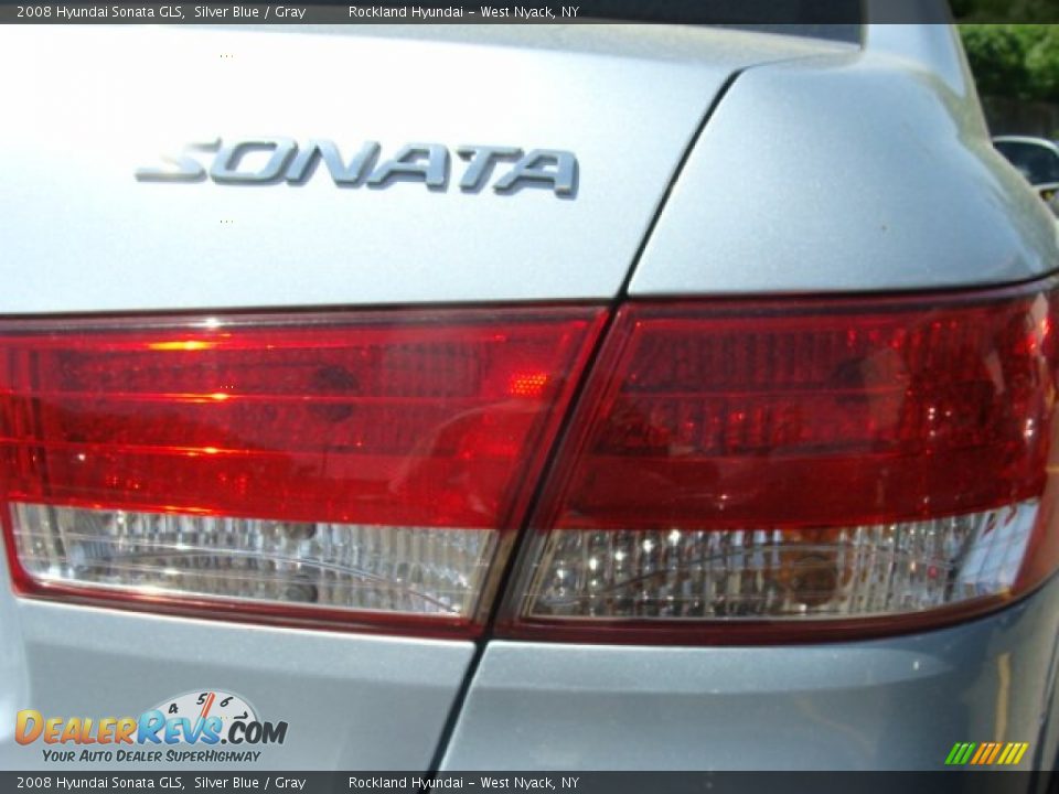 2008 Hyundai Sonata GLS Silver Blue / Gray Photo #20