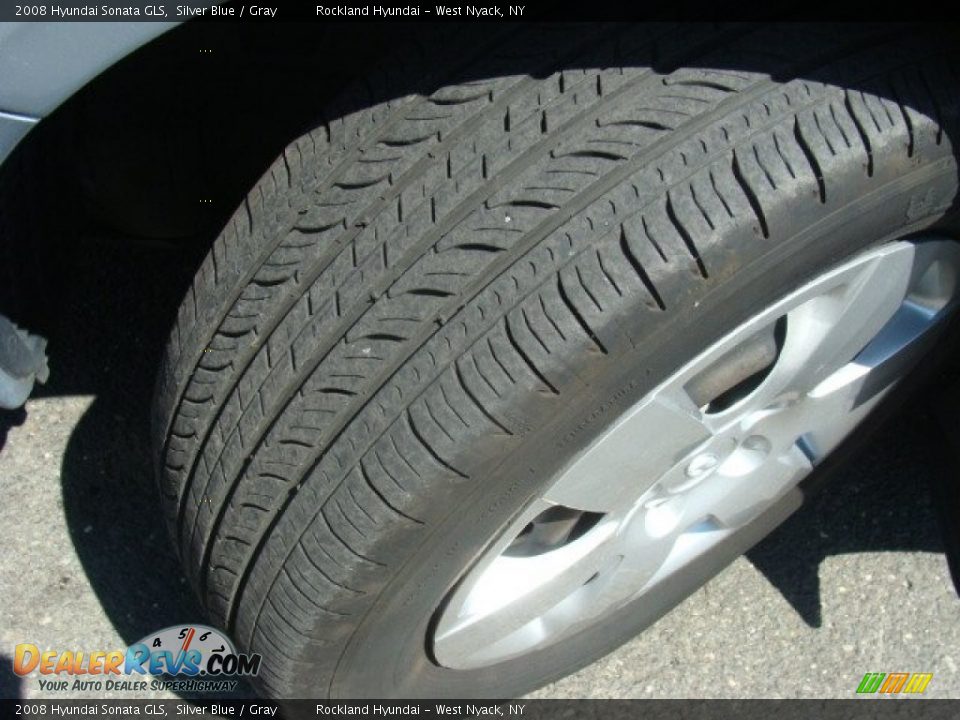 2008 Hyundai Sonata GLS Silver Blue / Gray Photo #26