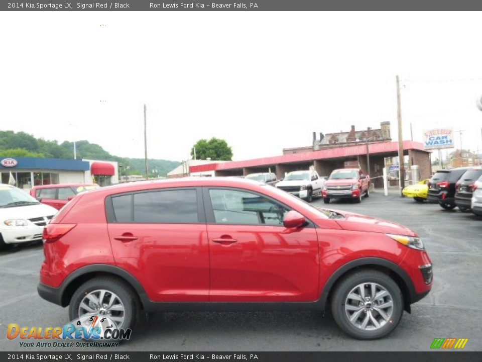 2014 Kia Sportage LX Signal Red / Black Photo #1
