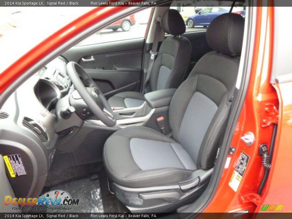 2014 Kia Sportage LX Signal Red / Black Photo #10