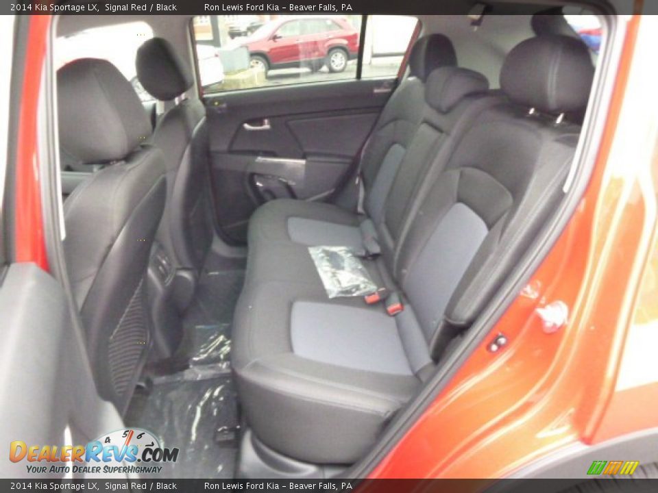 2014 Kia Sportage LX Signal Red / Black Photo #12
