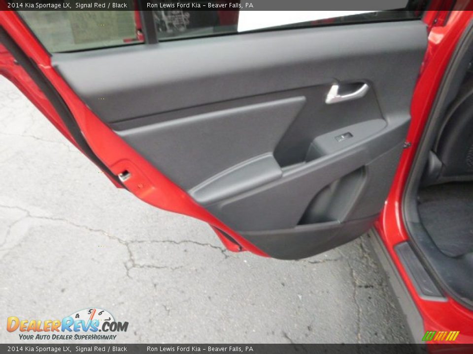 2014 Kia Sportage LX Signal Red / Black Photo #13