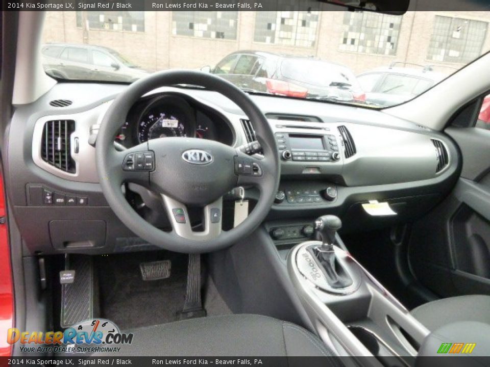2014 Kia Sportage LX Signal Red / Black Photo #14