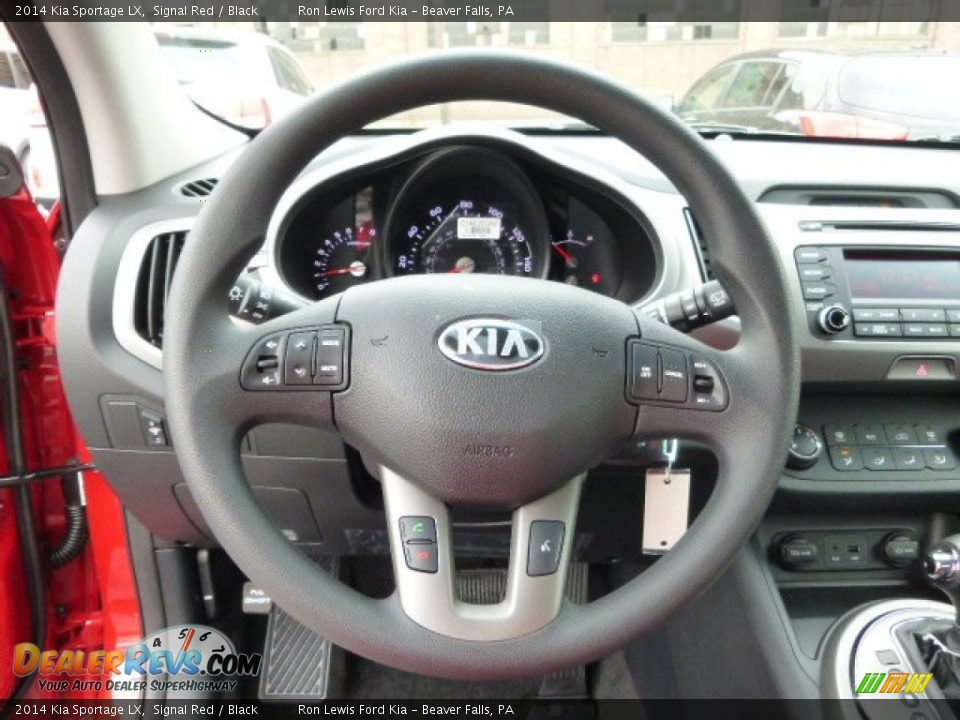 2014 Kia Sportage LX Signal Red / Black Photo #18