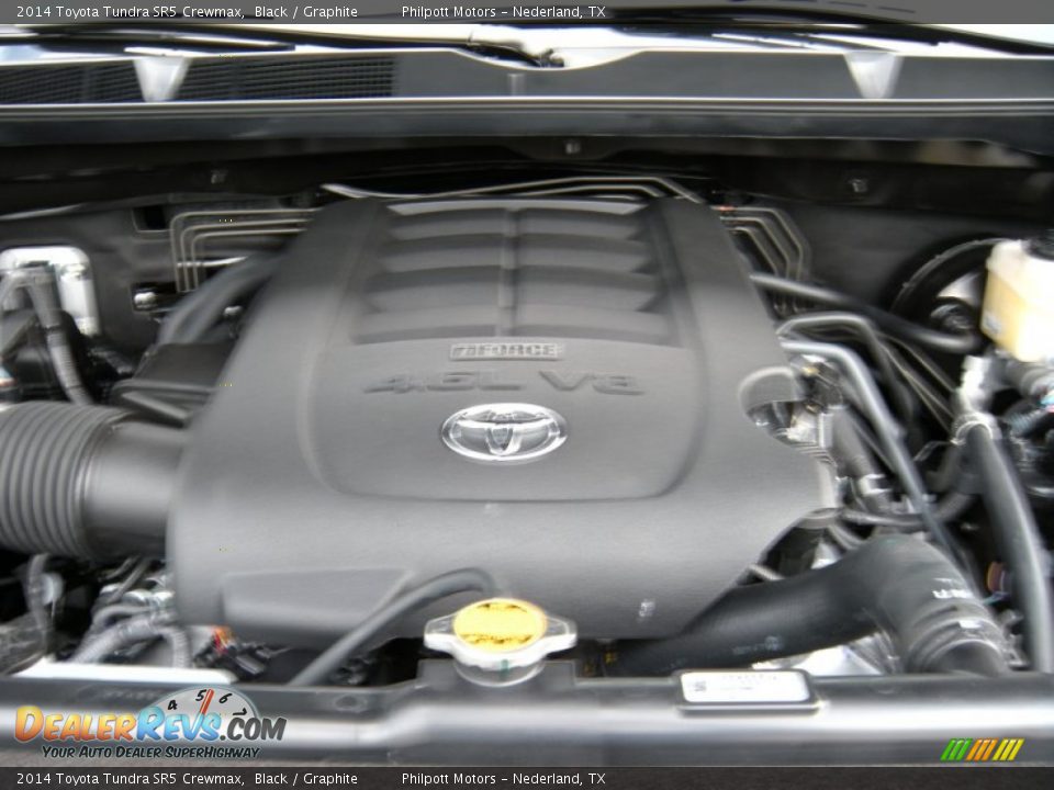 2014 Toyota Tundra SR5 Crewmax Black / Graphite Photo #16