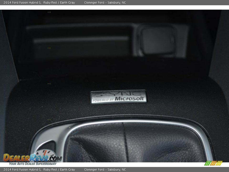 2014 Ford Fusion Hybrid S Ruby Red / Earth Gray Photo #12