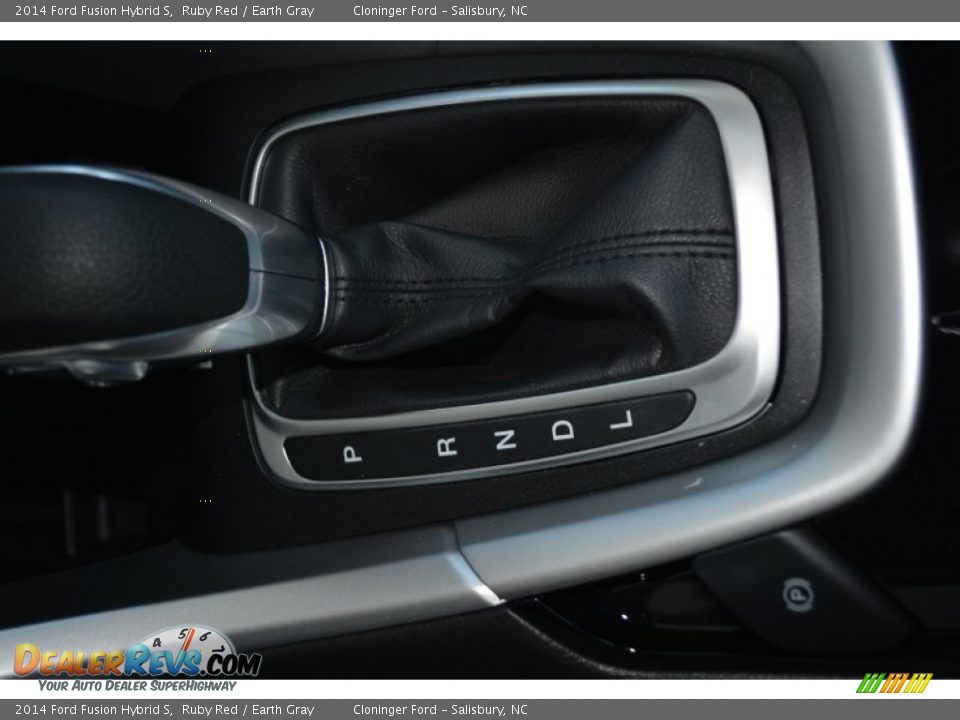 2014 Ford Fusion Hybrid S Ruby Red / Earth Gray Photo #14