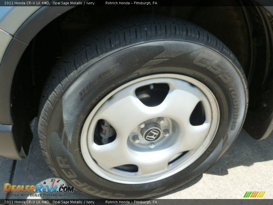 2011 Honda CR-V LX 4WD Opal Sage Metallic / Ivory Photo #8