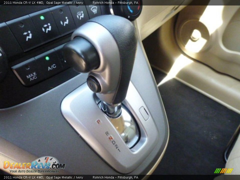 2011 Honda CR-V LX 4WD Opal Sage Metallic / Ivory Photo #22