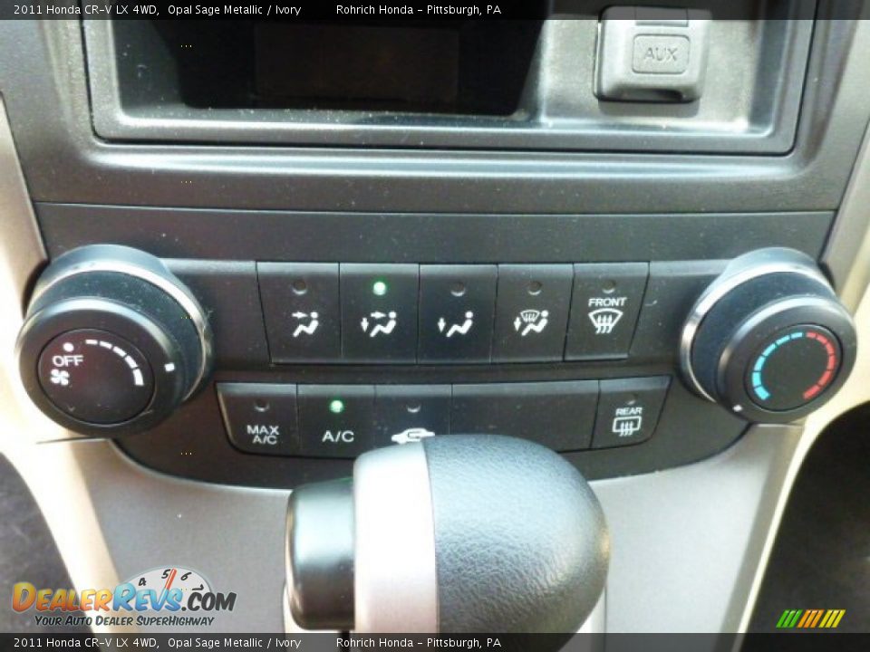 2011 Honda CR-V LX 4WD Opal Sage Metallic / Ivory Photo #24