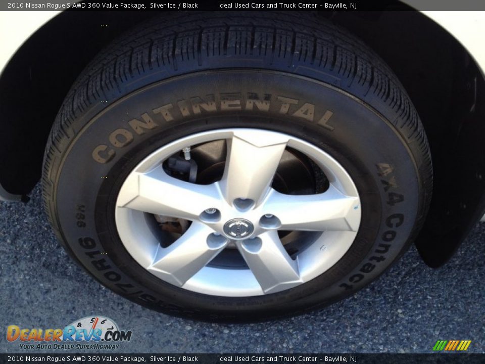 2010 Nissan Rogue S AWD 360 Value Package Silver Ice / Black Photo #3
