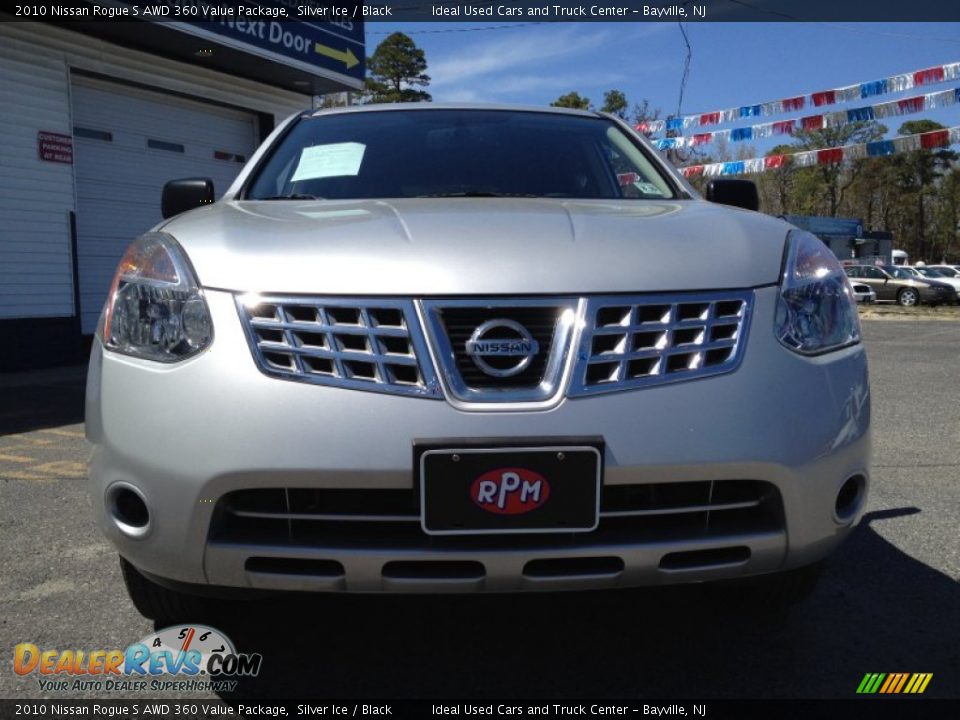 2010 Nissan Rogue S AWD 360 Value Package Silver Ice / Black Photo #4