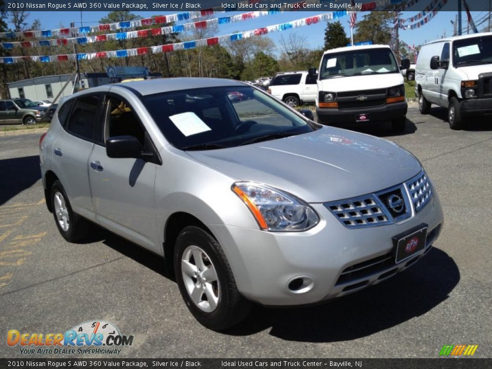 2010 Nissan Rogue S AWD 360 Value Package Silver Ice / Black Photo #5