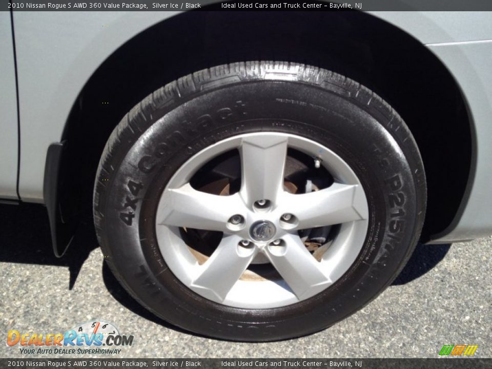 2010 Nissan Rogue S AWD 360 Value Package Silver Ice / Black Photo #6