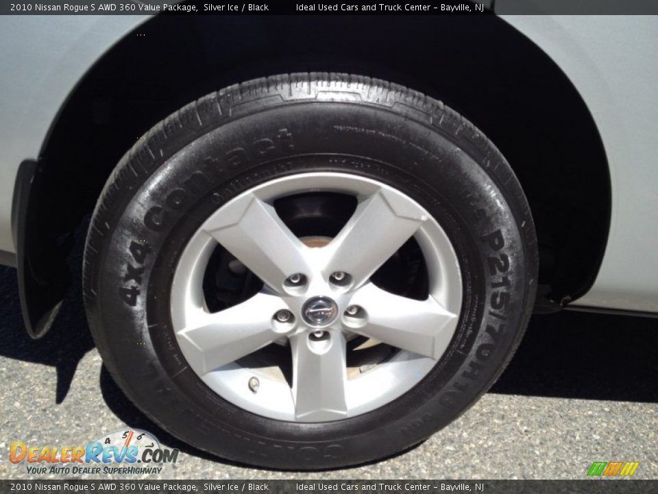 2010 Nissan Rogue S AWD 360 Value Package Silver Ice / Black Photo #7
