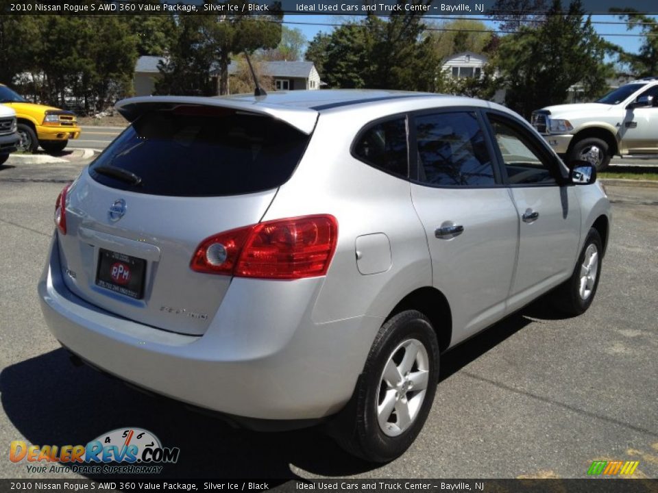 2010 Nissan Rogue S AWD 360 Value Package Silver Ice / Black Photo #14