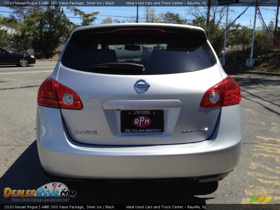 2010 Nissan Rogue S AWD 360 Value Package Silver Ice / Black Photo #15