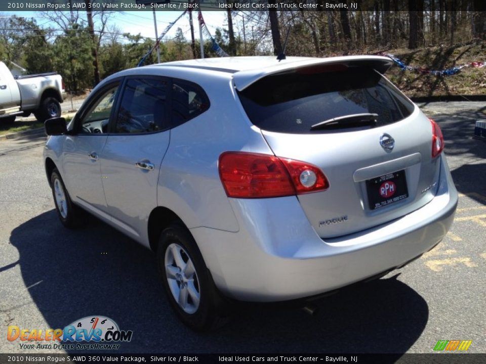 2010 Nissan Rogue S AWD 360 Value Package Silver Ice / Black Photo #18