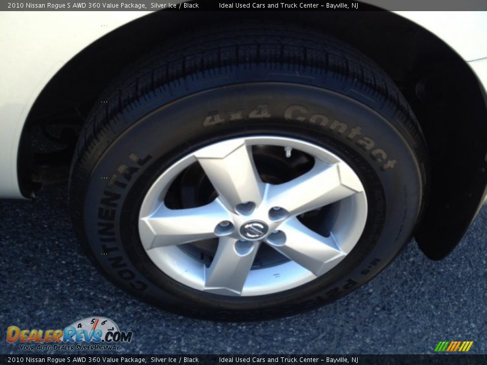 2010 Nissan Rogue S AWD 360 Value Package Silver Ice / Black Photo #19