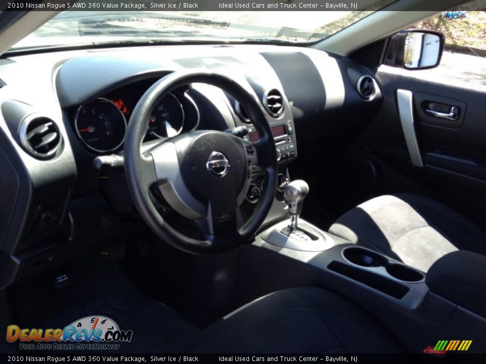 2010 Nissan Rogue S AWD 360 Value Package Silver Ice / Black Photo #25