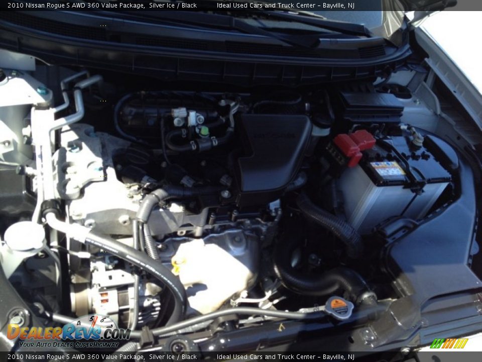 2010 Nissan Rogue S AWD 360 Value Package Silver Ice / Black Photo #31
