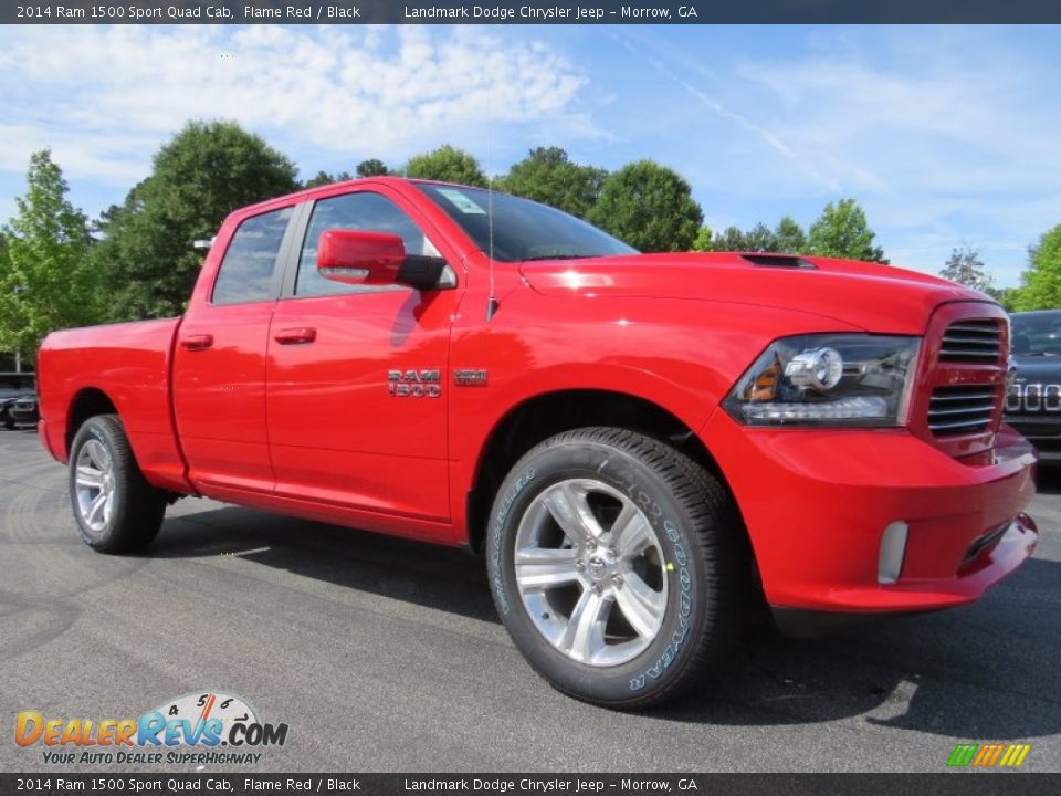 Front 3/4 View of 2014 Ram 1500 Sport Quad Cab Photo #4