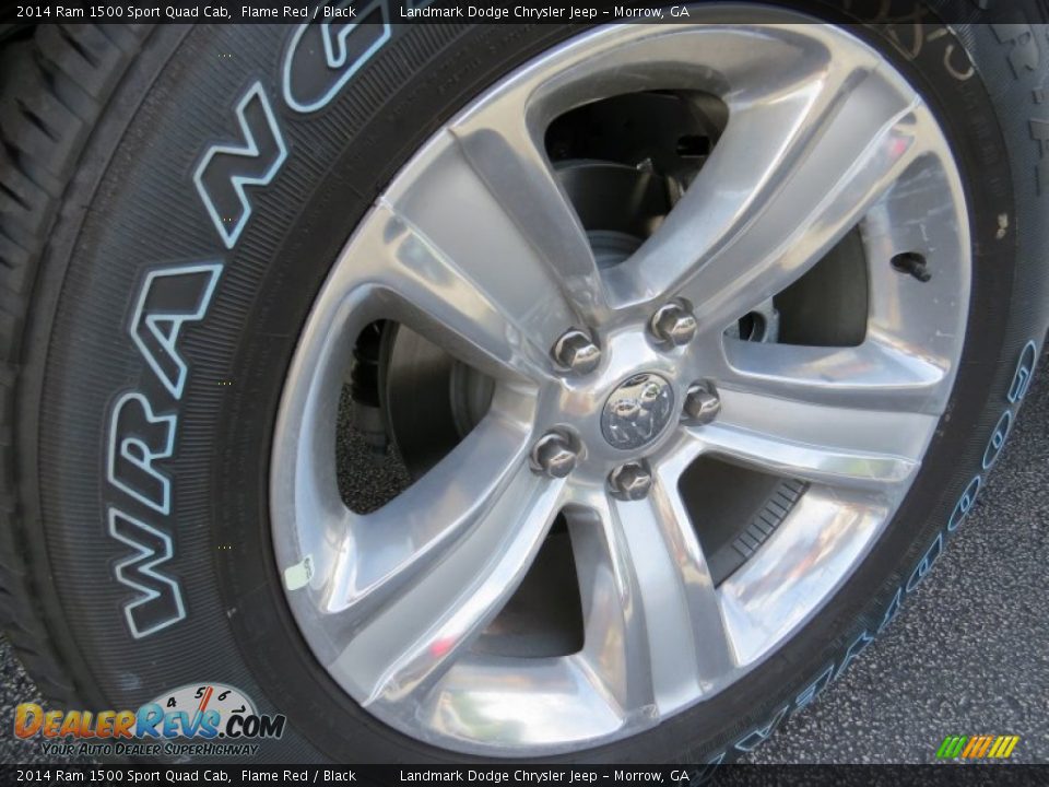 2014 Ram 1500 Sport Quad Cab Flame Red / Black Photo #5