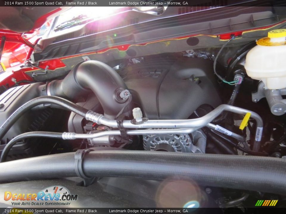 2014 Ram 1500 Sport Quad Cab Flame Red / Black Photo #9
