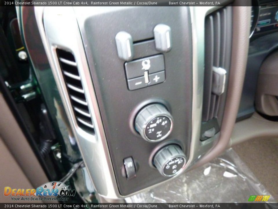 2014 Chevrolet Silverado 1500 LT Crew Cab 4x4 Rainforest Green Metallic / Cocoa/Dune Photo #15