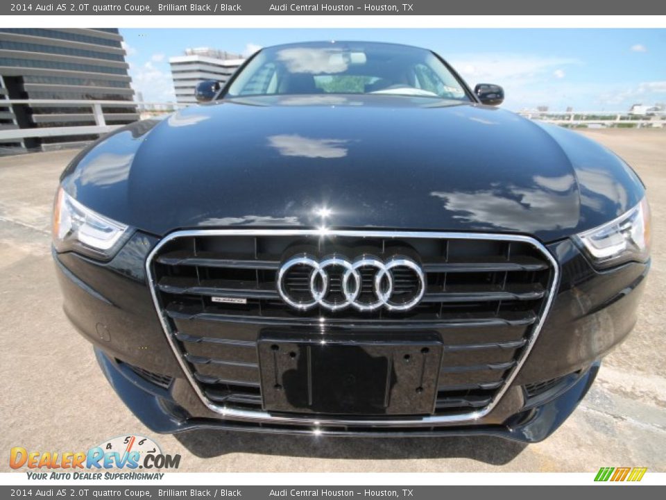 2014 Audi A5 2.0T quattro Coupe Brilliant Black / Black Photo #2