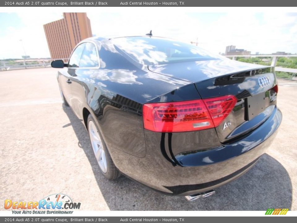 2014 Audi A5 2.0T quattro Coupe Brilliant Black / Black Photo #4