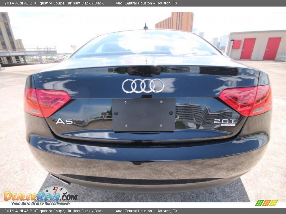 2014 Audi A5 2.0T quattro Coupe Brilliant Black / Black Photo #5