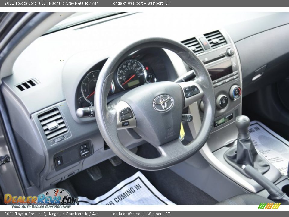 2011 Toyota Corolla LE Magnetic Gray Metallic / Ash Photo #5