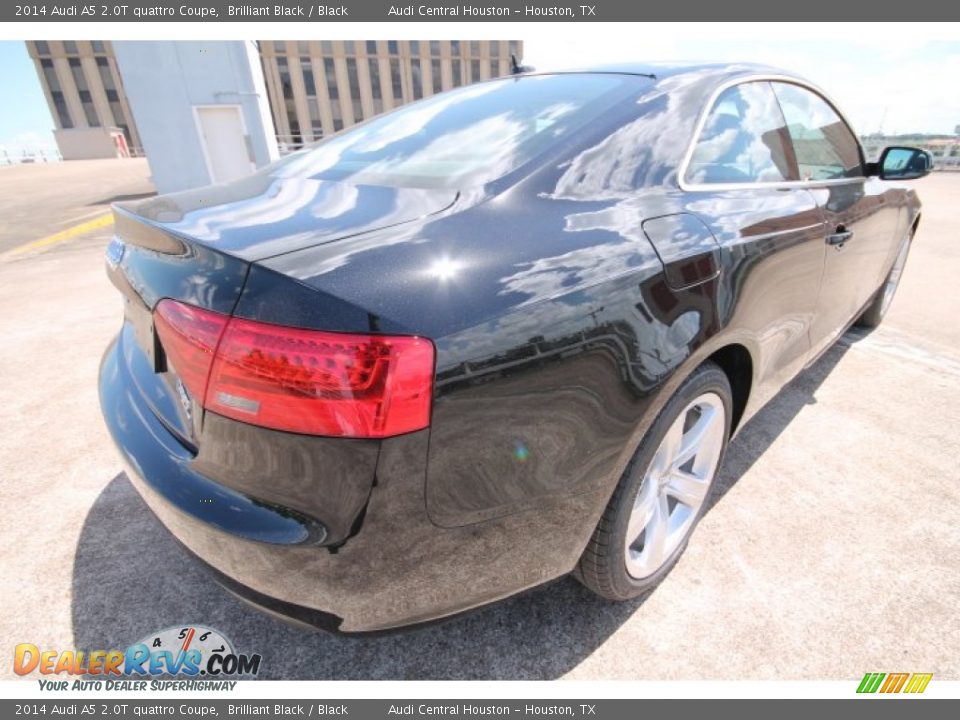 2014 Audi A5 2.0T quattro Coupe Brilliant Black / Black Photo #6