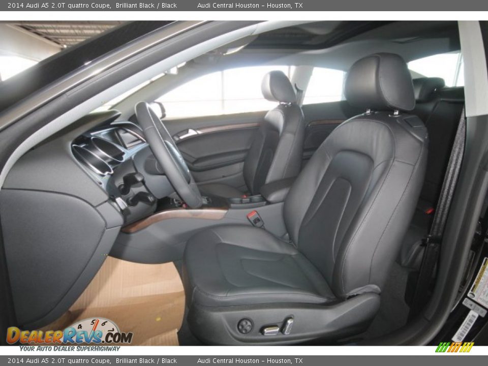 2014 Audi A5 2.0T quattro Coupe Brilliant Black / Black Photo #10