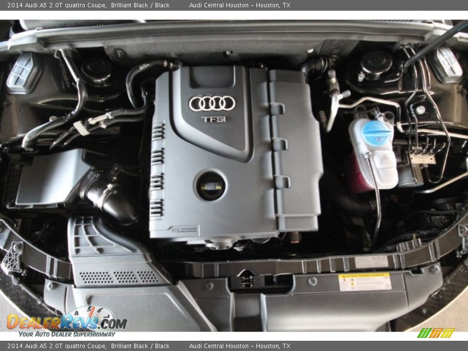 2014 Audi A5 2.0T quattro Coupe Brilliant Black / Black Photo #17
