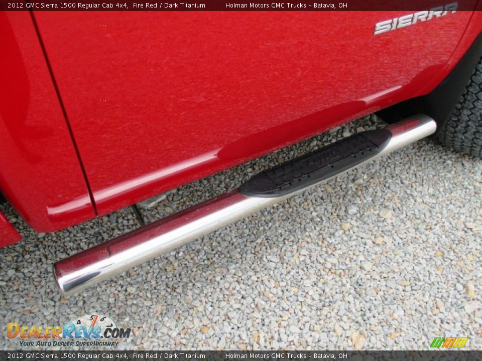 2012 GMC Sierra 1500 Regular Cab 4x4 Fire Red / Dark Titanium Photo #21