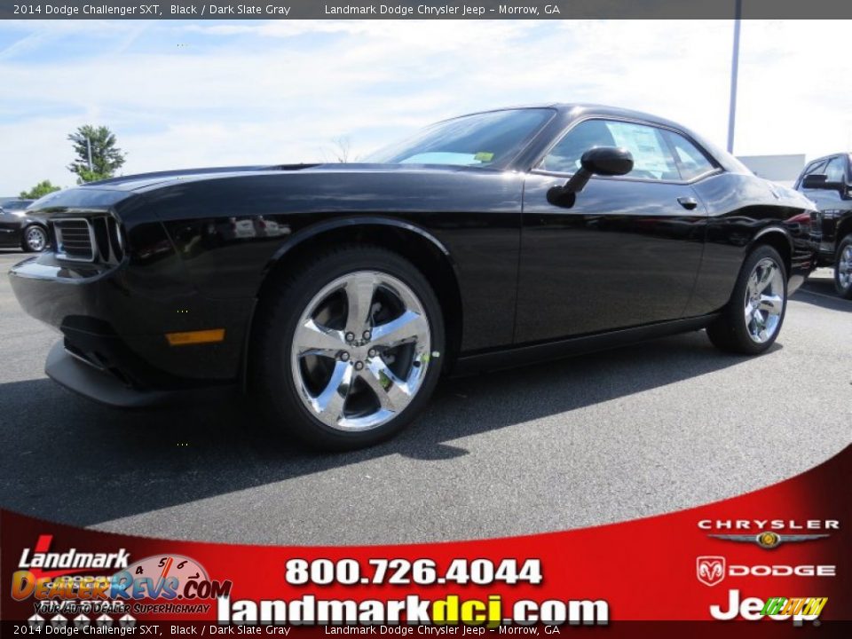 2014 Dodge Challenger SXT Black / Dark Slate Gray Photo #1