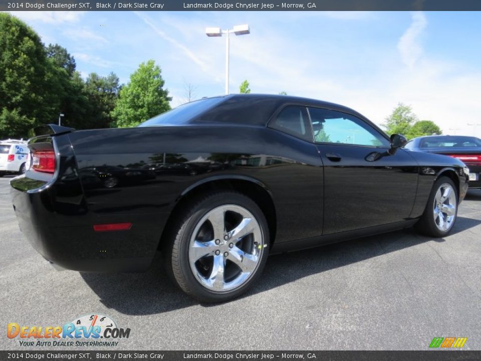 2014 Dodge Challenger SXT Black / Dark Slate Gray Photo #3