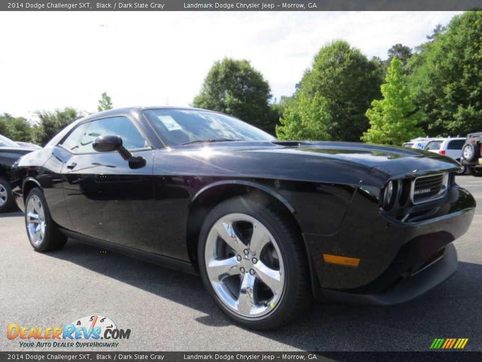 2014 Dodge Challenger SXT Black / Dark Slate Gray Photo #4