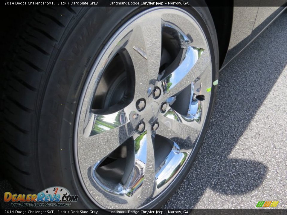 2014 Dodge Challenger SXT Black / Dark Slate Gray Photo #5