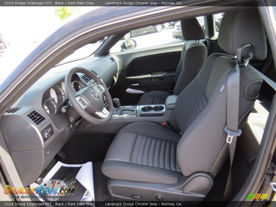 2014 Dodge Challenger SXT Black / Dark Slate Gray Photo #6
