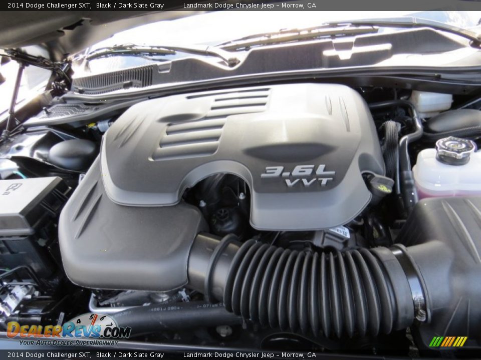 2014 Dodge Challenger SXT Black / Dark Slate Gray Photo #8