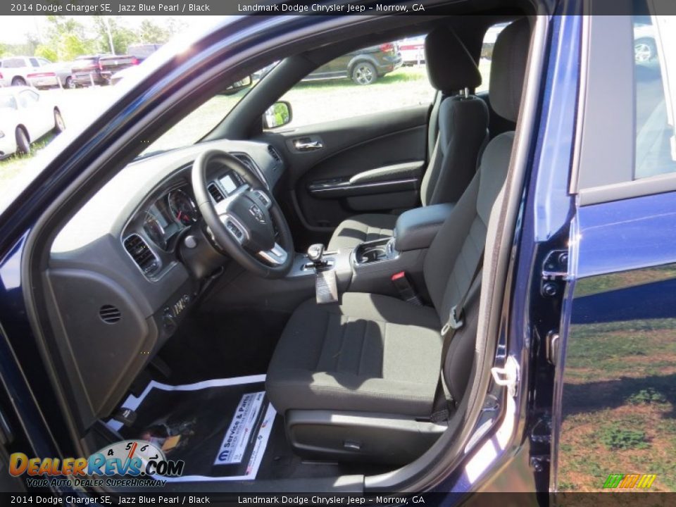 2014 Dodge Charger SE Jazz Blue Pearl / Black Photo #6