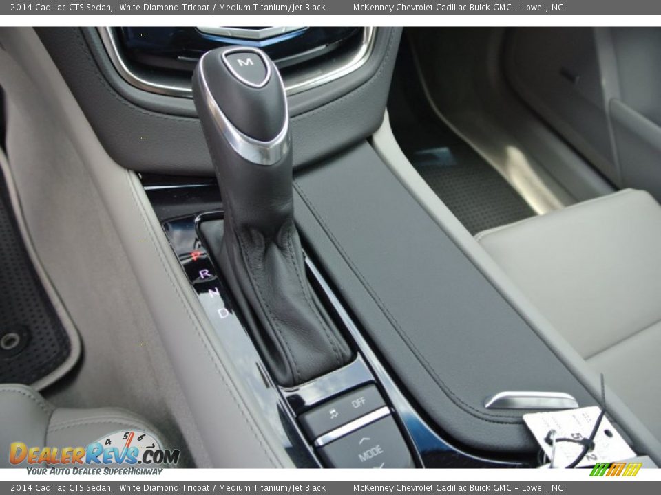 2014 Cadillac CTS Sedan White Diamond Tricoat / Medium Titanium/Jet Black Photo #10
