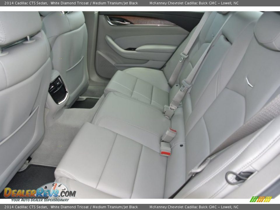 2014 Cadillac CTS Sedan White Diamond Tricoat / Medium Titanium/Jet Black Photo #15
