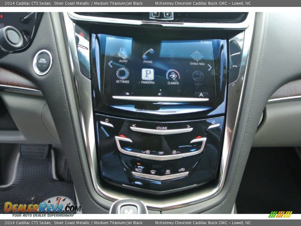 2014 Cadillac CTS Sedan Silver Coast Metallic / Medium Titanium/Jet Black Photo #14