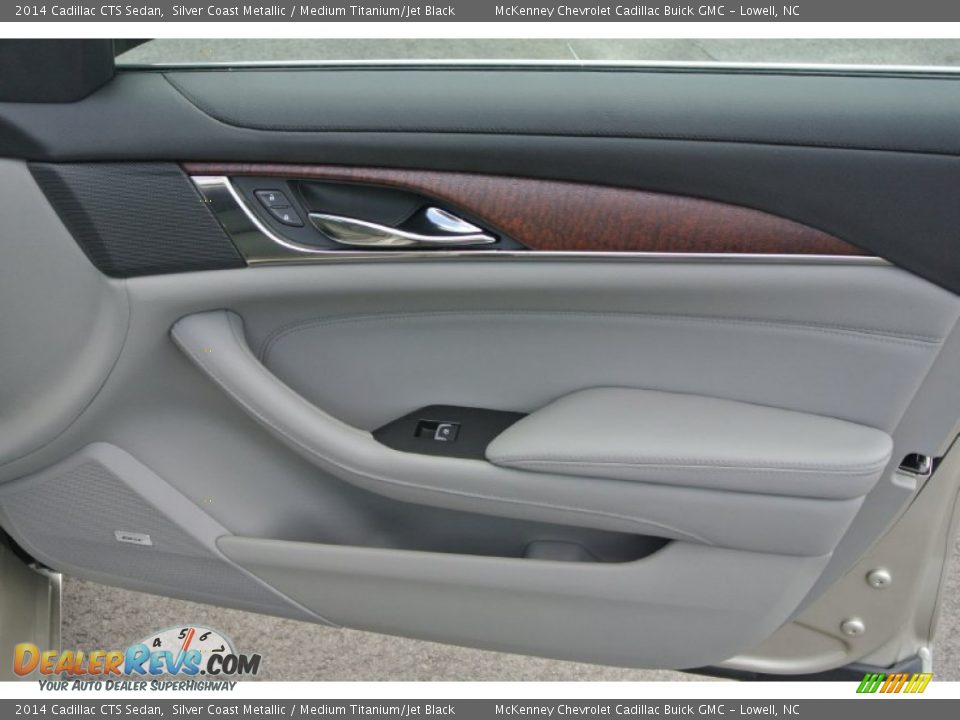 2014 Cadillac CTS Sedan Silver Coast Metallic / Medium Titanium/Jet Black Photo #18